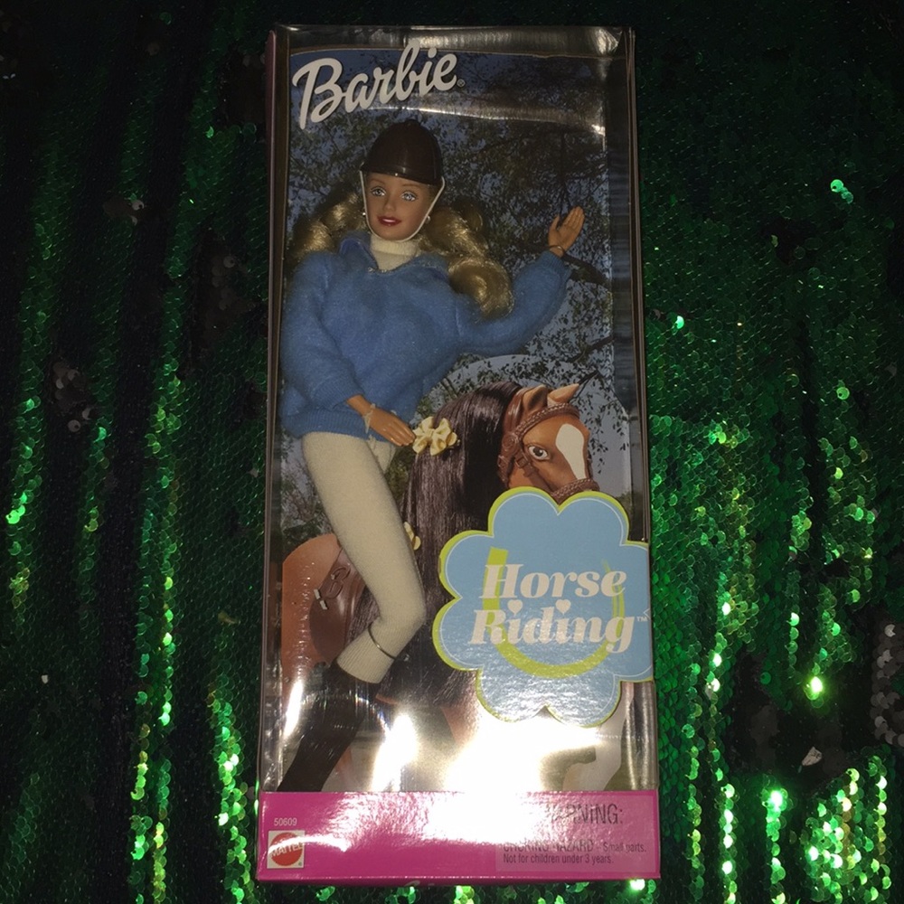 Horse riding Barbie